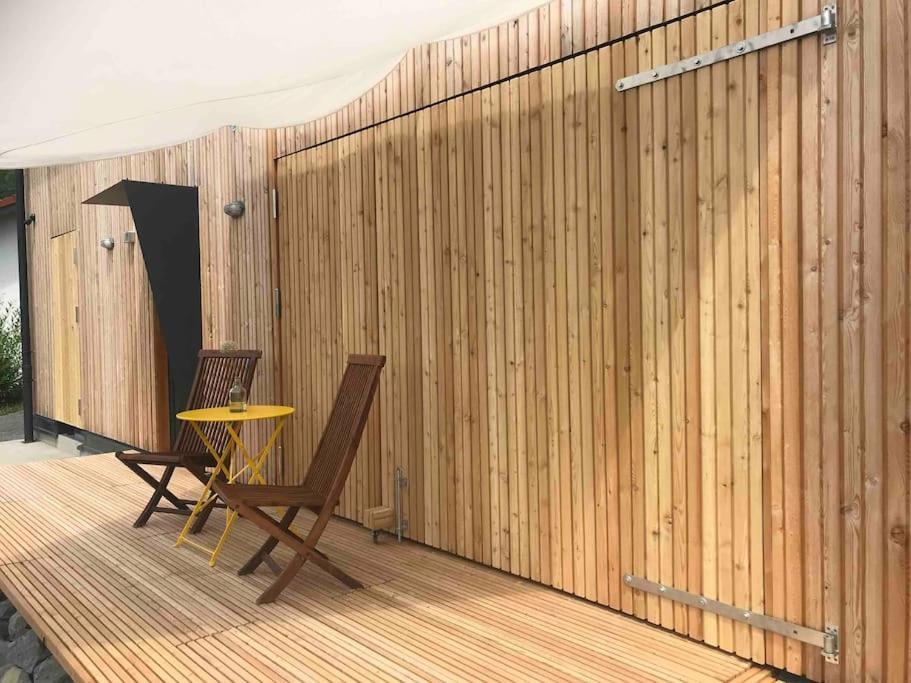 Eifelhausaufzeit-Vulkaneifel-Architekten-Chalet Mit Sauna Im Vulkankrater Immerath Екстер'єр фото